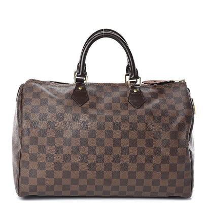 Louis Vuitton Damier Ebene Speedy 35 1 of 9
