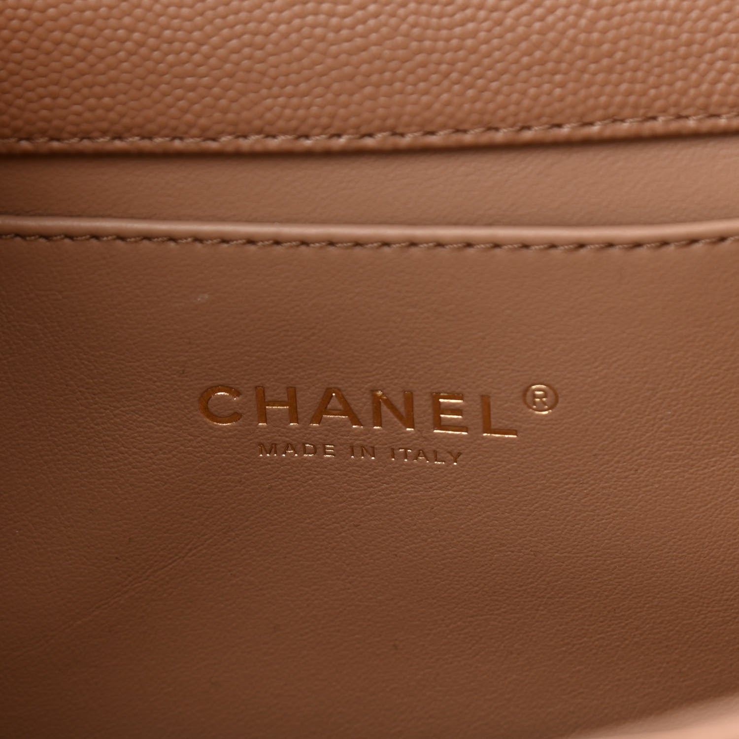 Chanel Caviar Quilted Mini Coco First Flap Beige 6 of 11