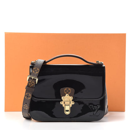 Louis Vuitton Patent Calfskin Monogram Cherrywood BB Black 8 of 8
