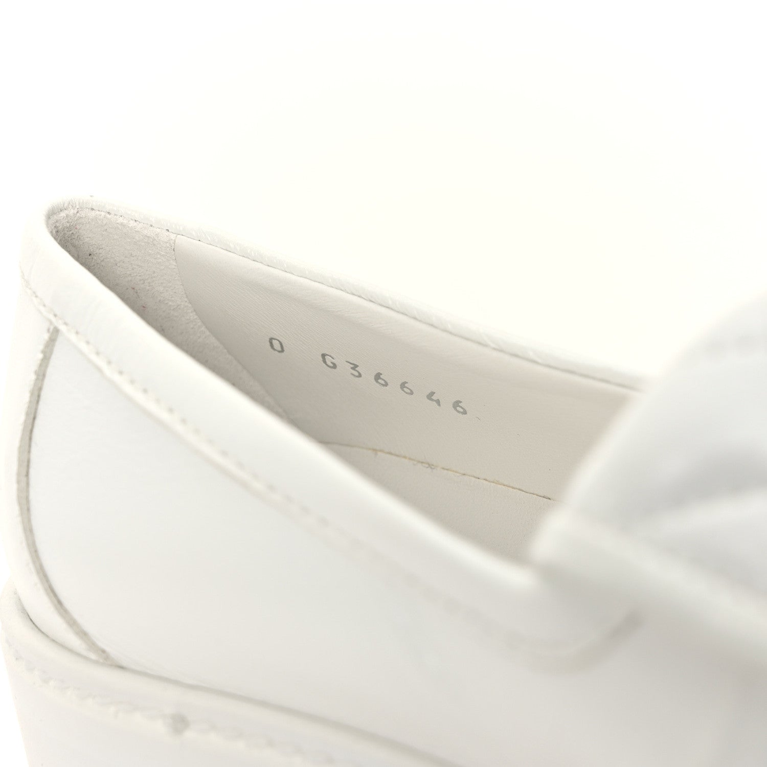 Chanel Lambskin Quilted CC Turnlock Loafers 37 White 8 of 9