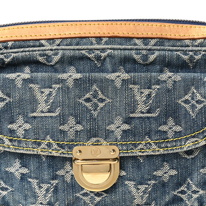 Louis Vuitton Monogram Denim Bum Bag Blue 6 of 8