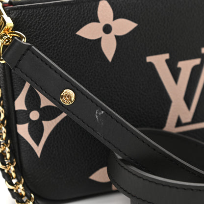 Louis Vuitton Empreinte Monogram Giant Multi Pochette Accessories Black Beige 12 of 13