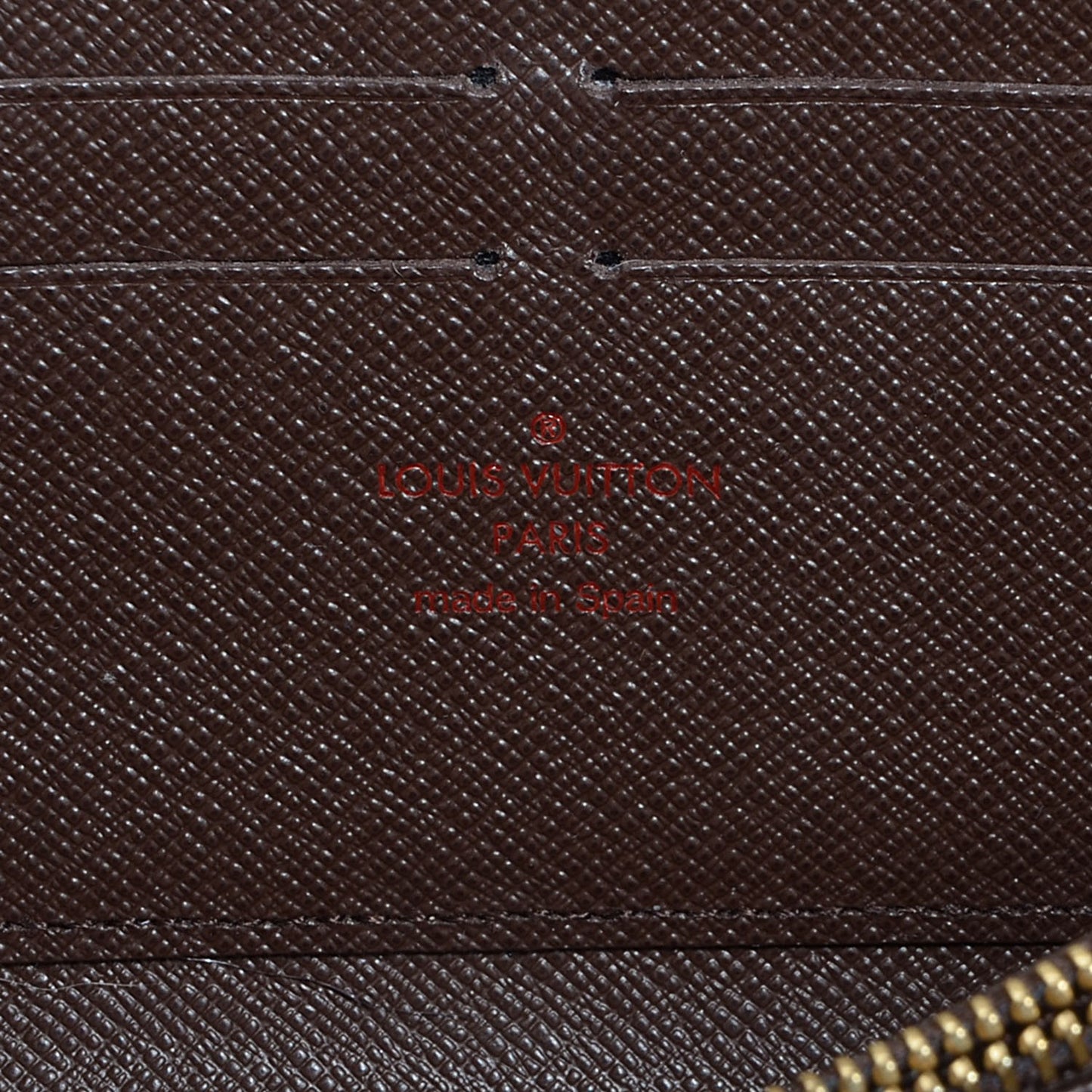 Damier Ebene Zippy Wallet