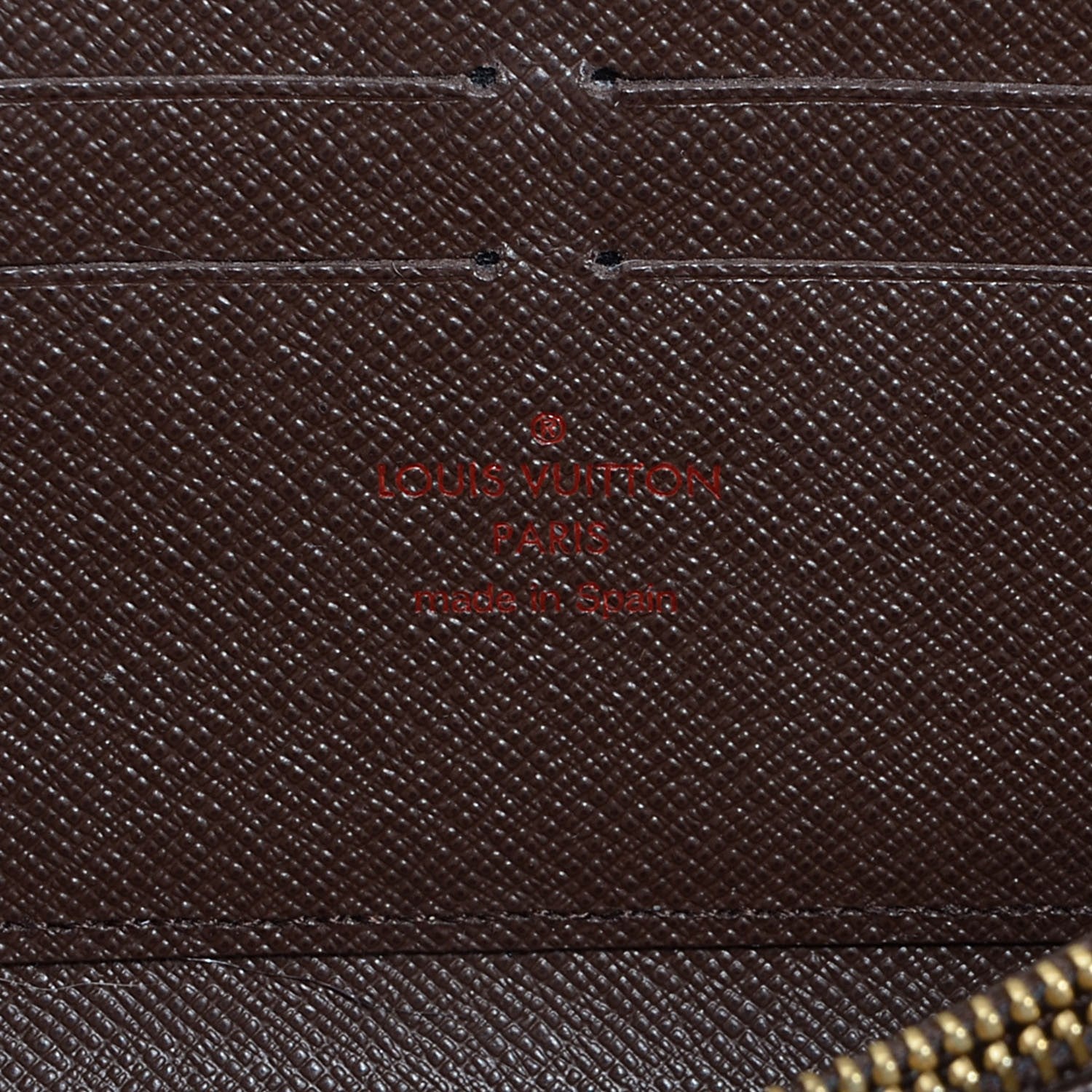 Louis Vuitton Damier Ebene Zippy Wallet 6 of 7