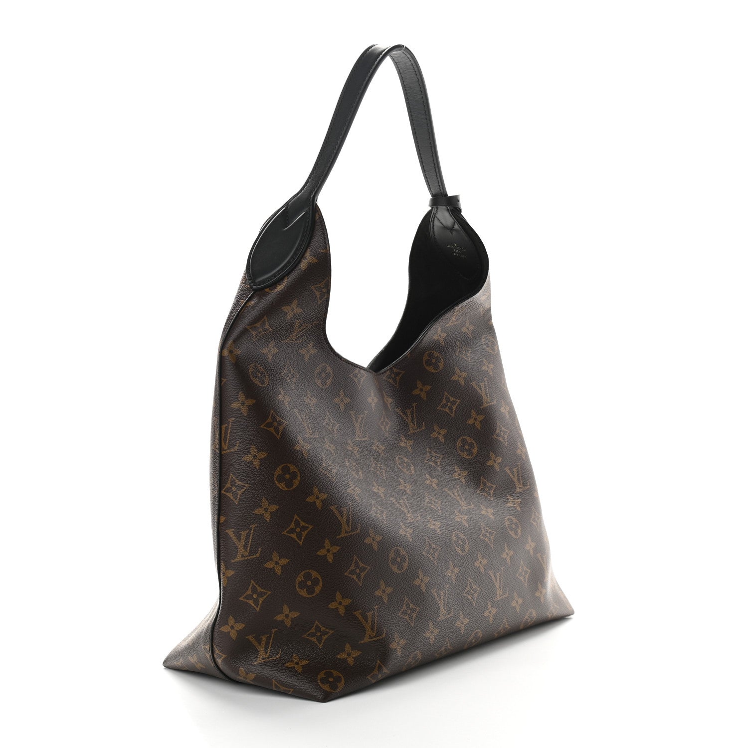 Louis Vuitton Monogram Flower Hobo Black 3 of 6