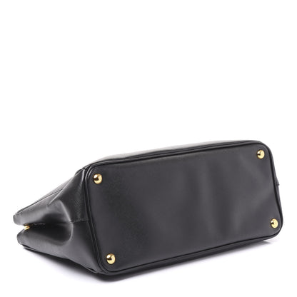 Prada Saffiano Medium Galleria Double Zip Tote Black 3 of 11