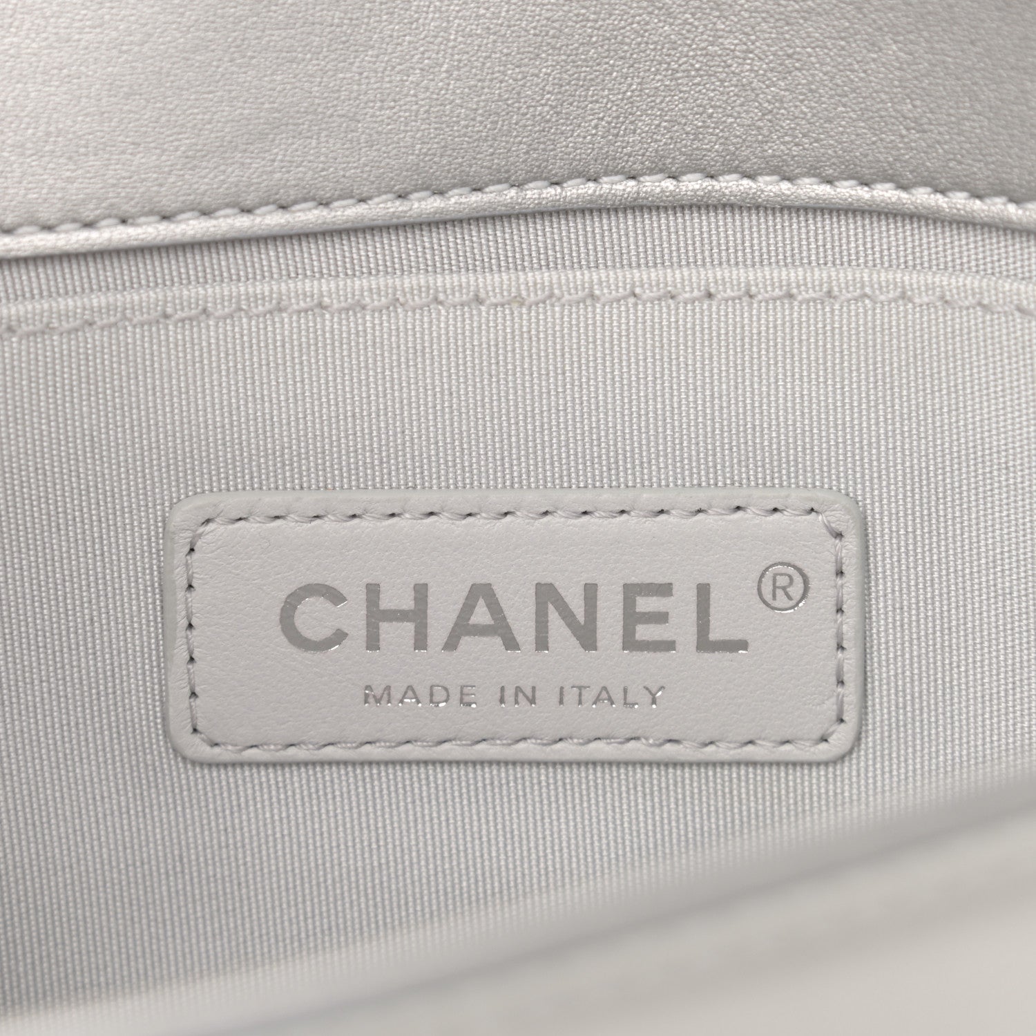 Chanel Metallic Lambskin PVC Quilted Small Boy Flap Blue 6 of 11