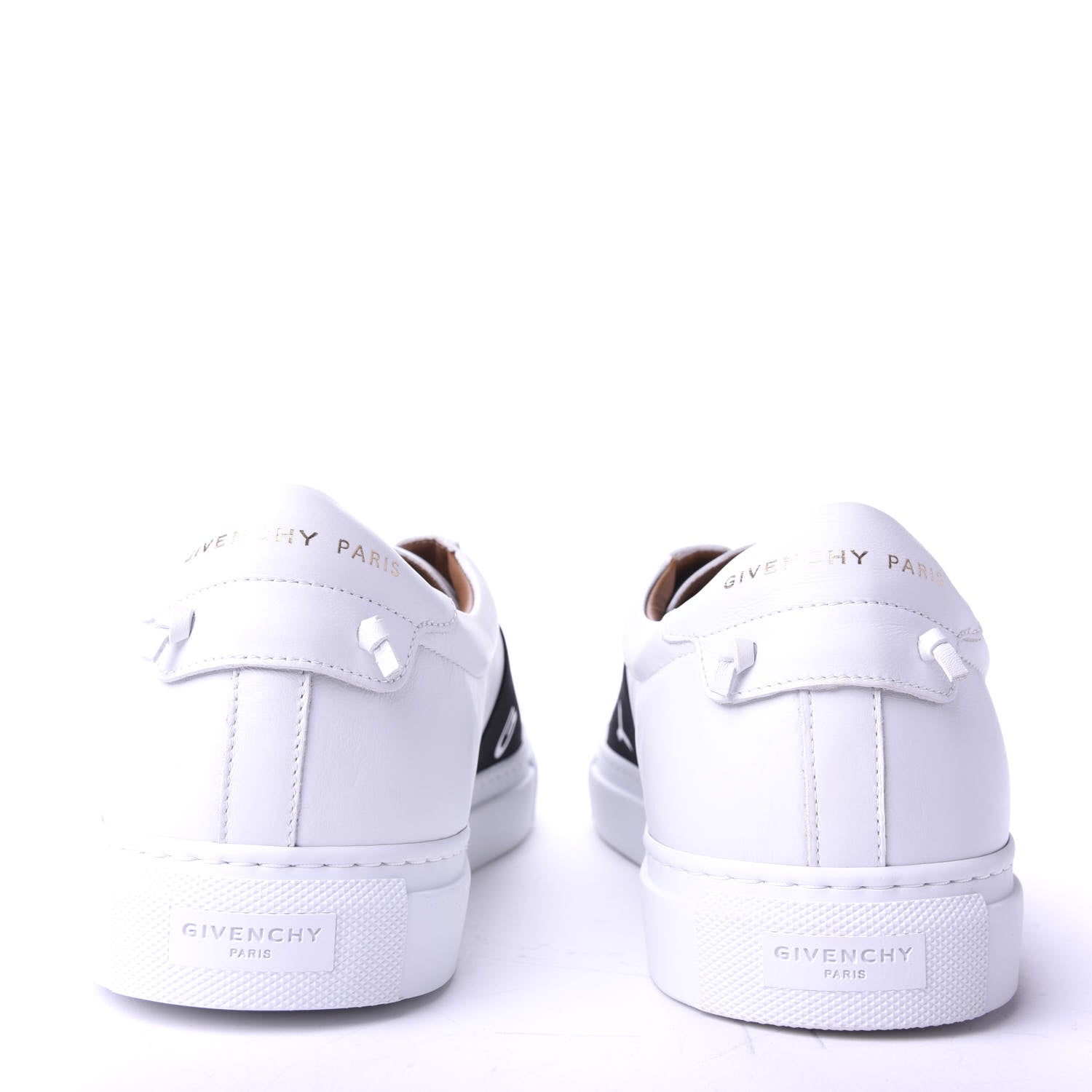 Givenchy Calfskin Band Logo Mens Urban Street Sneakers 45 White Black 6 of 10