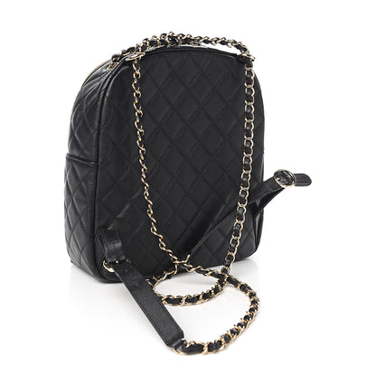 Chanel Caviar Quilted Medium Zip Around Backpack Black 2 of 10