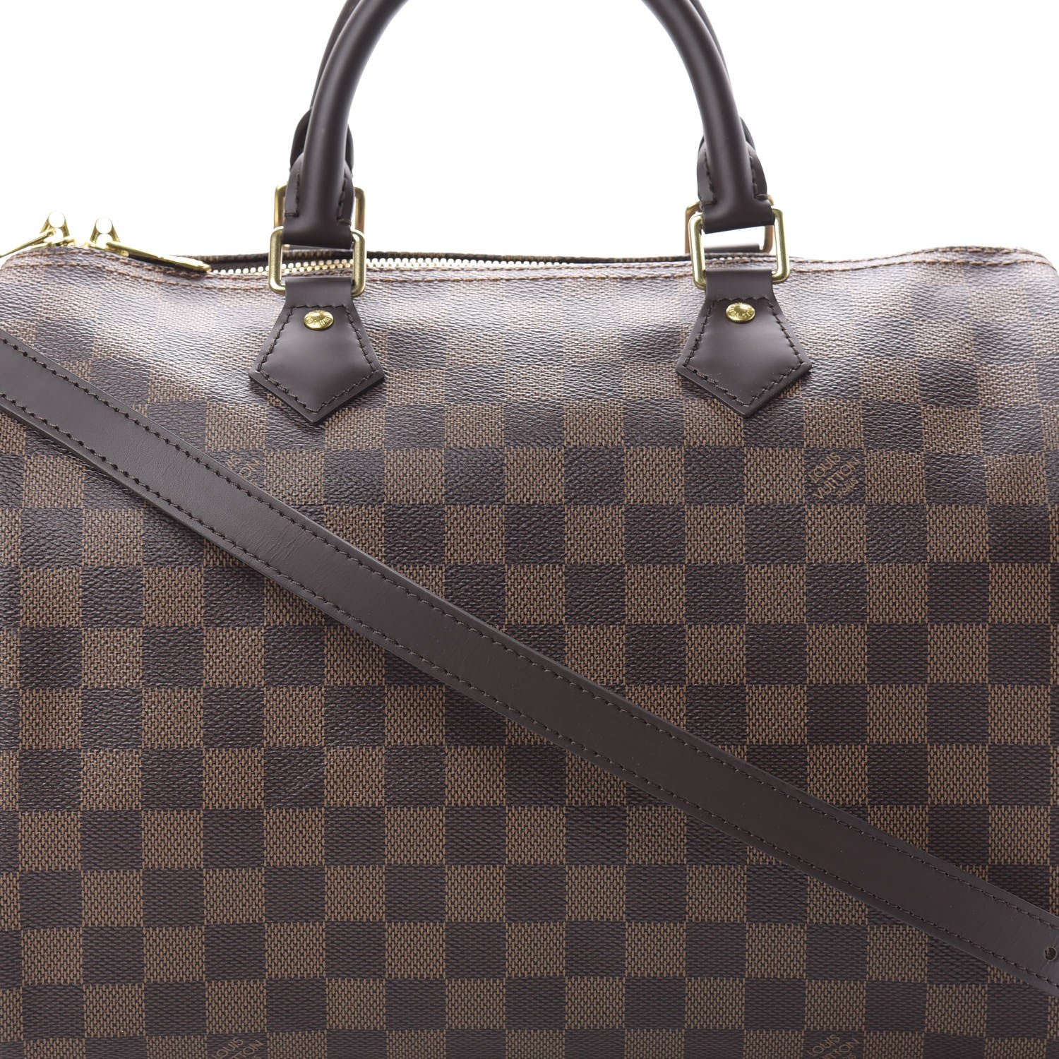 Louis Vuitton Damier Ebene Speedy Bandouliere 30 9 of 12