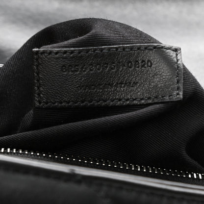 Saint Laurent Calfskin Y Quilted Monogram Toy Loulou Crossbody Bag Black 8 of 12