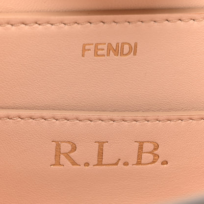 Fendi Vitello Seta Shiny Nappa Medium Peekaboo I SEE U Satchel Brandy Light Rose 7 of 12
