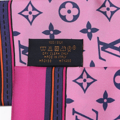 Louis Vuitton Silk Monogram Superstition Bandeau Rose 5 of 5