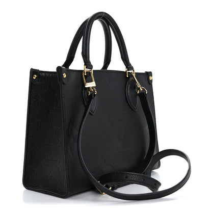 Louis Vuitton Empreinte Monogram Giant Onthego PM Black 2 of 17