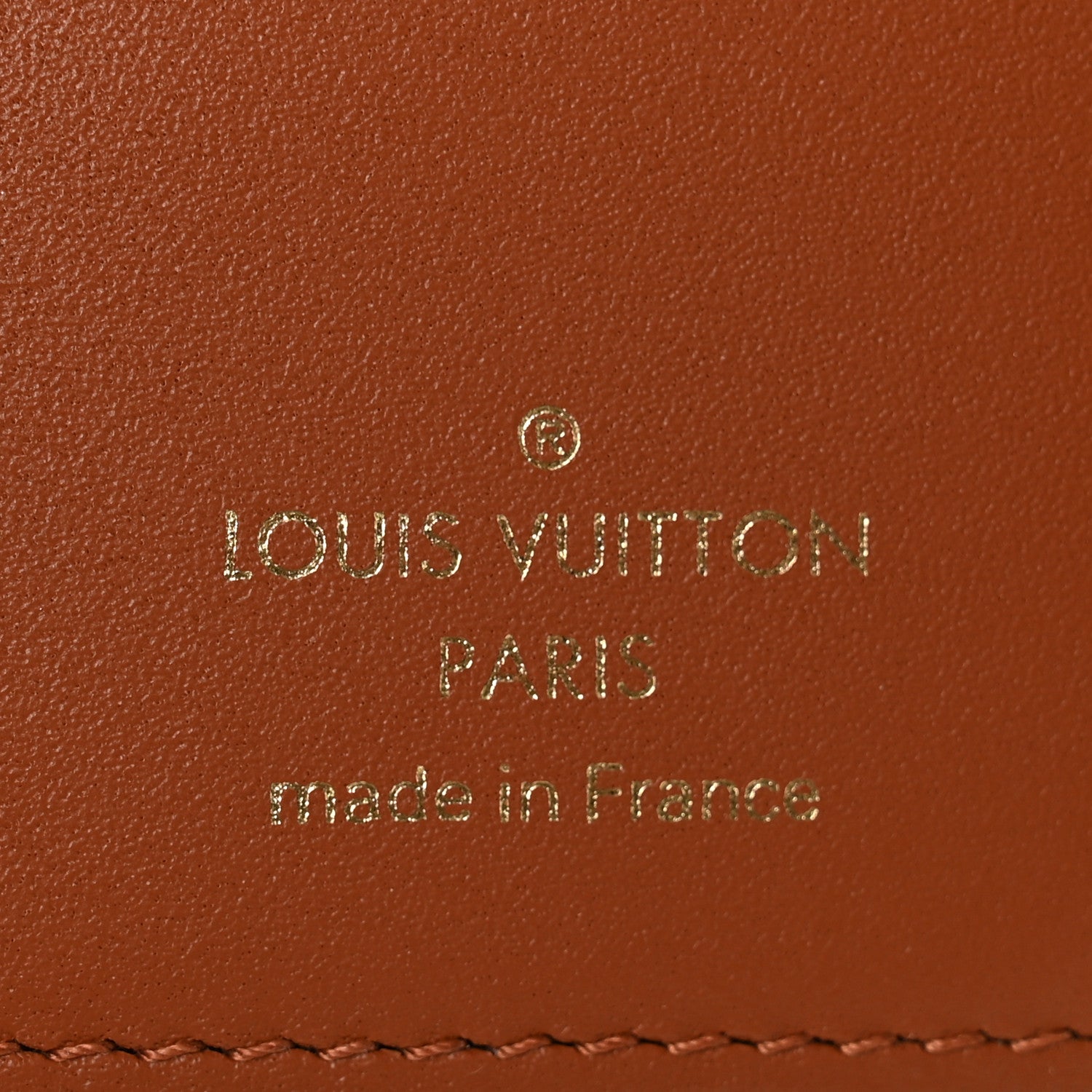 Louis Vuitton Monogram Flower Lock Compact Wallet Caramel 6 of 7