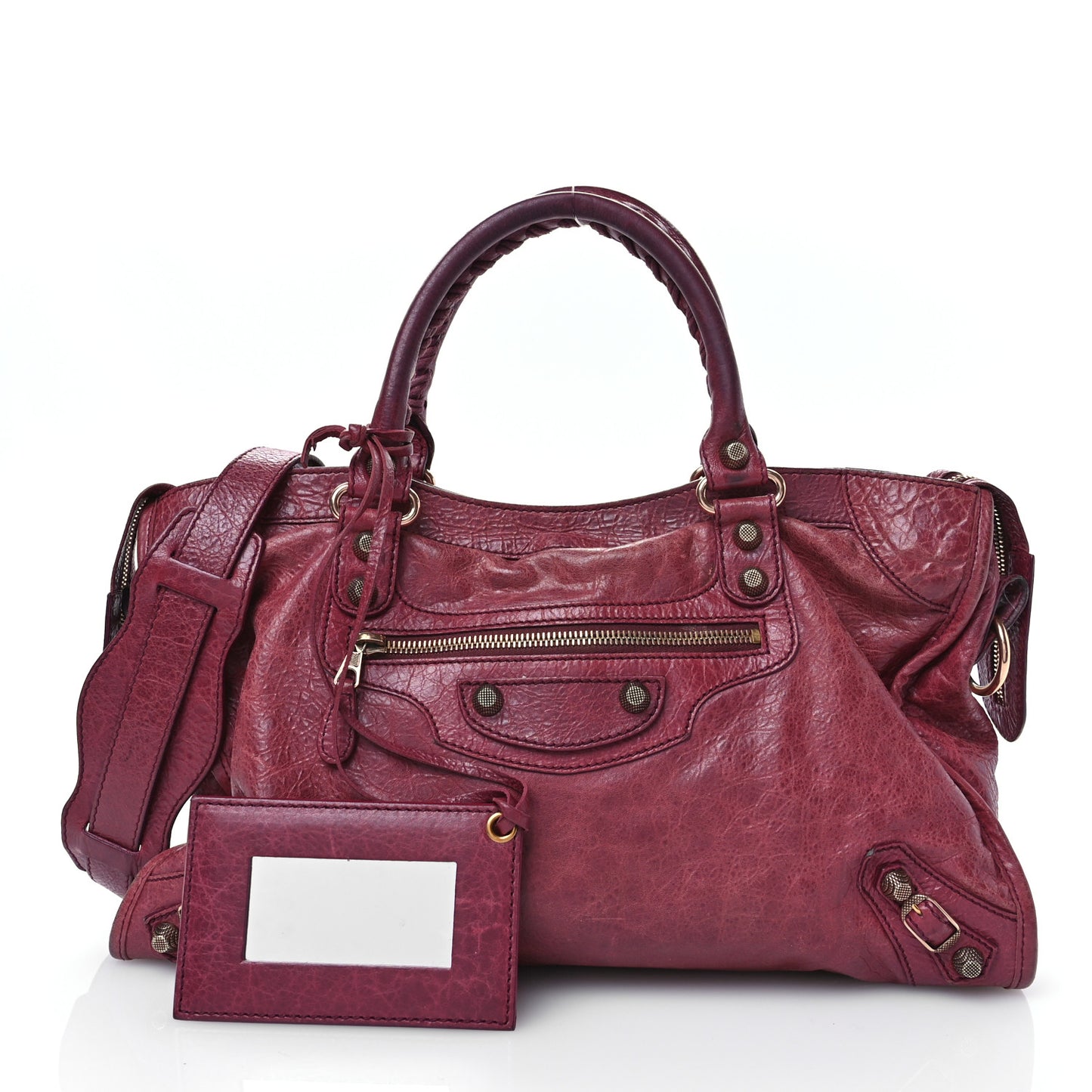 Agneau Giant 12 Rose Gold Hardware City Cassis