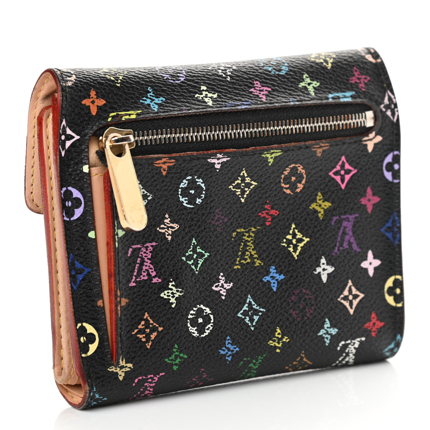 Louis Vuitton Monogram Multicolor Koala Wallet Black 3 of 14