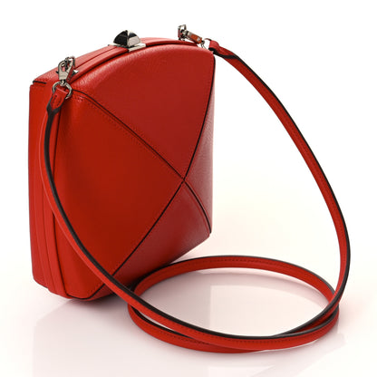 Hermes Chevre Chamkila Clou Medor Clutch Rouge De Coeur 2 of 10