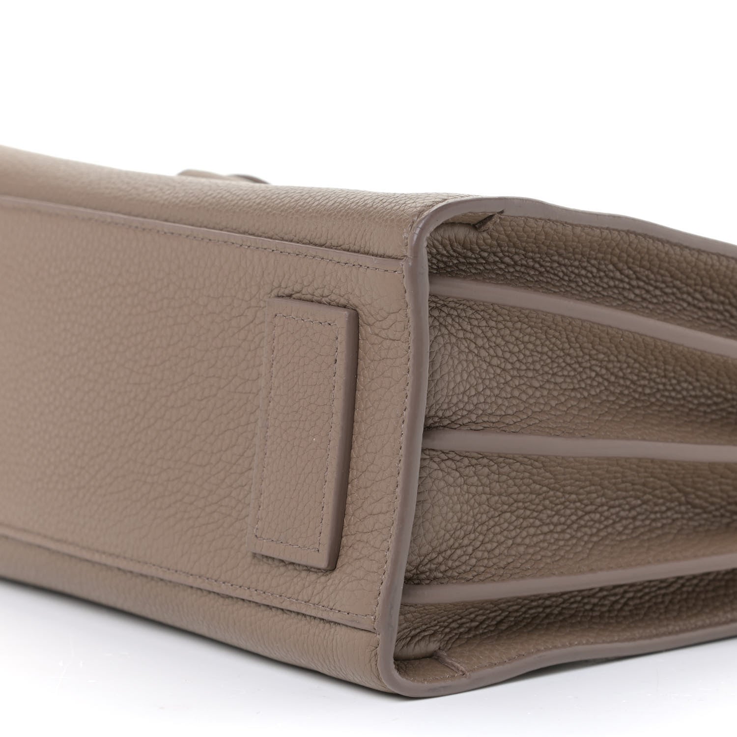 Saint Laurent Grained Calfskin Baby Sac De Jour Souple Taupe 7 of 13