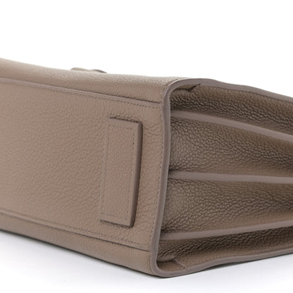 Saint Laurent Grained Calfskin Baby Sac De Jour Souple Taupe 7 of 13