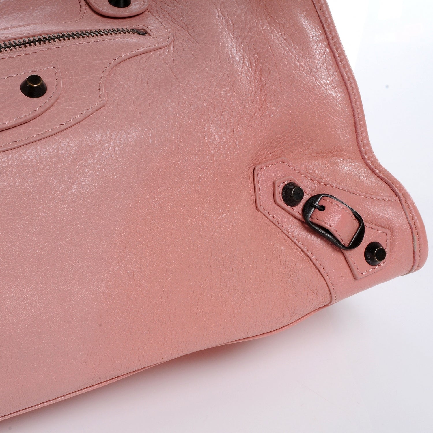 Balenciaga Agneau Classic Hardware City Rose Peach 6 of 9