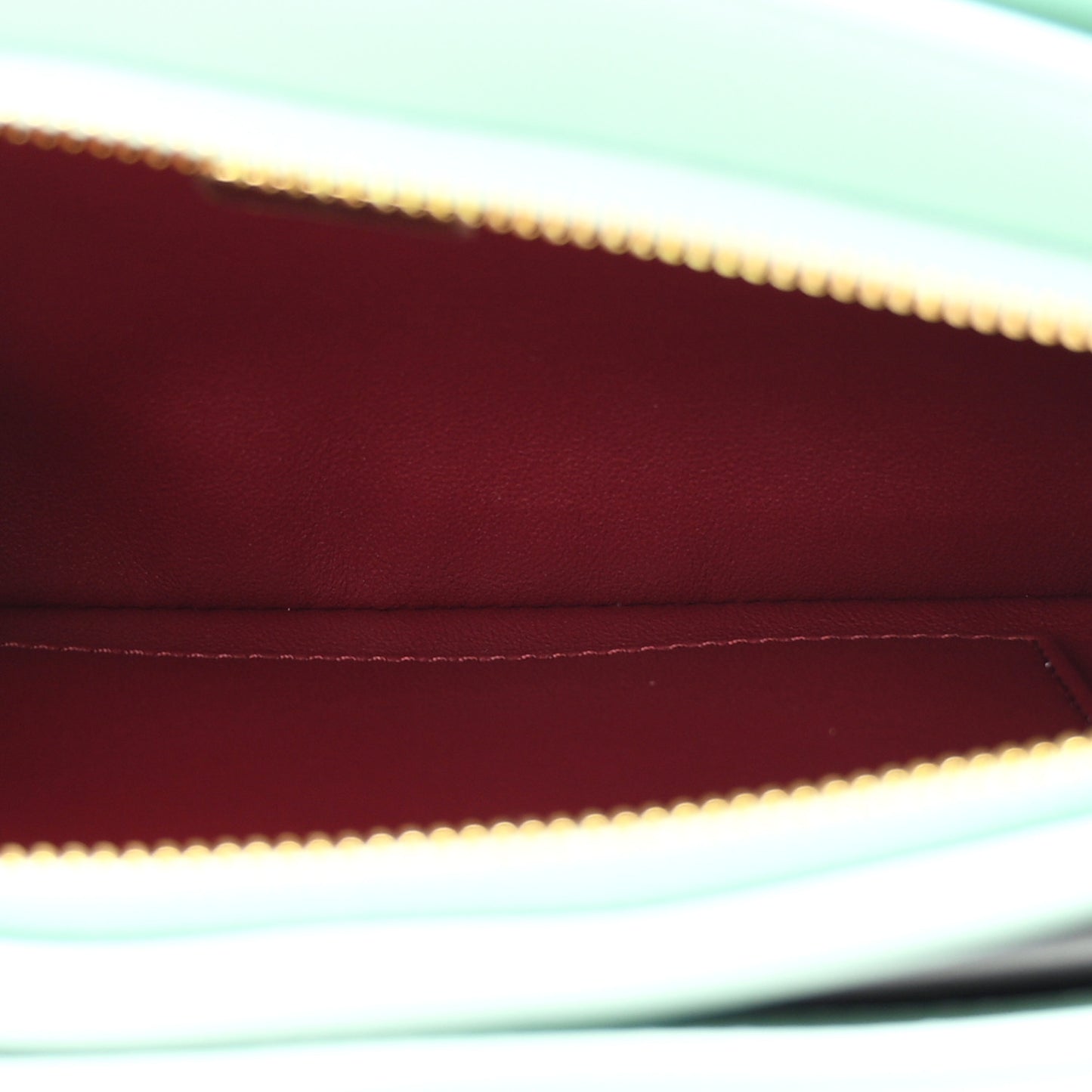 Calfskin Chick Studs Clutch Green