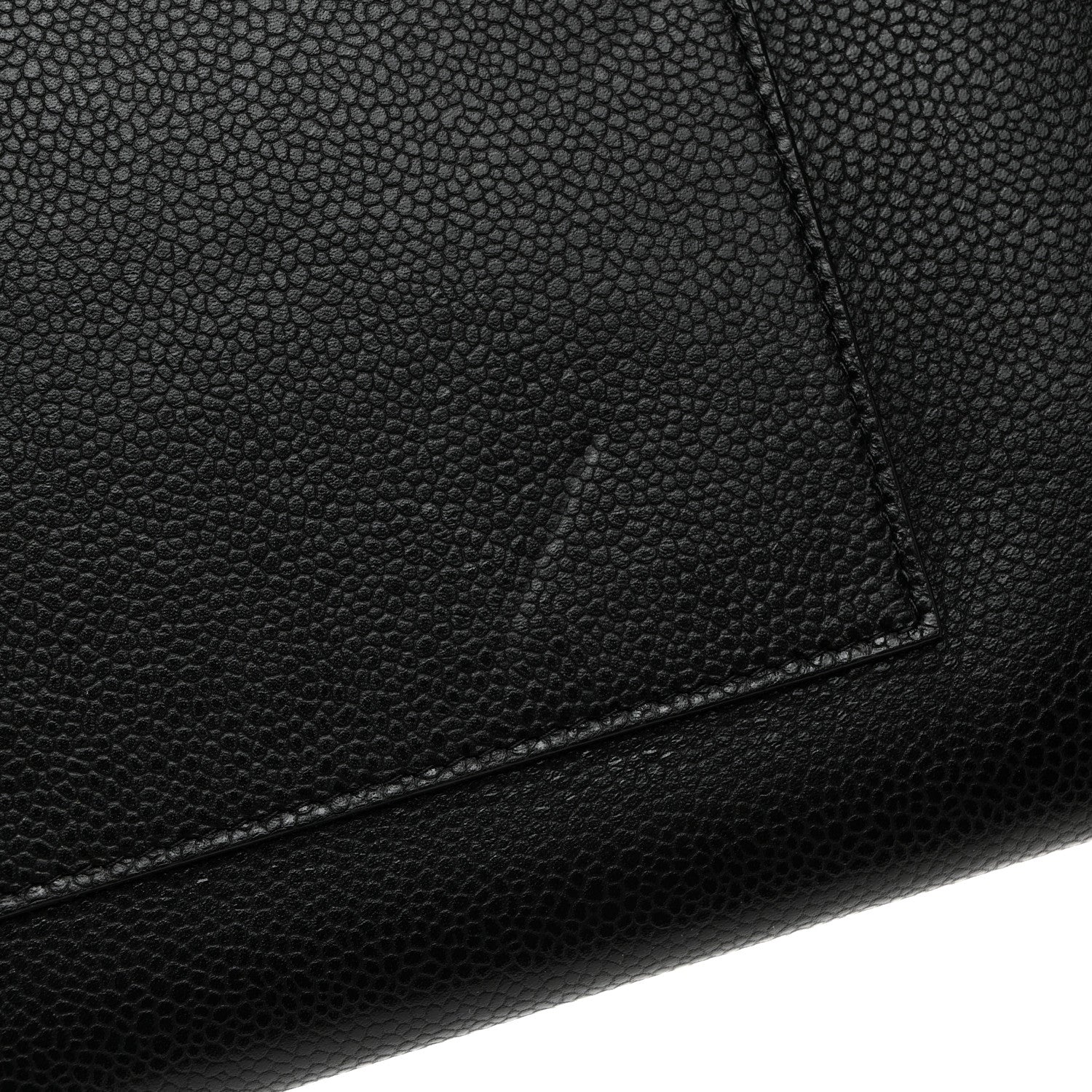 Chanel Grained Calfskin Cocomail Envelope Clutch Black 8 of 9