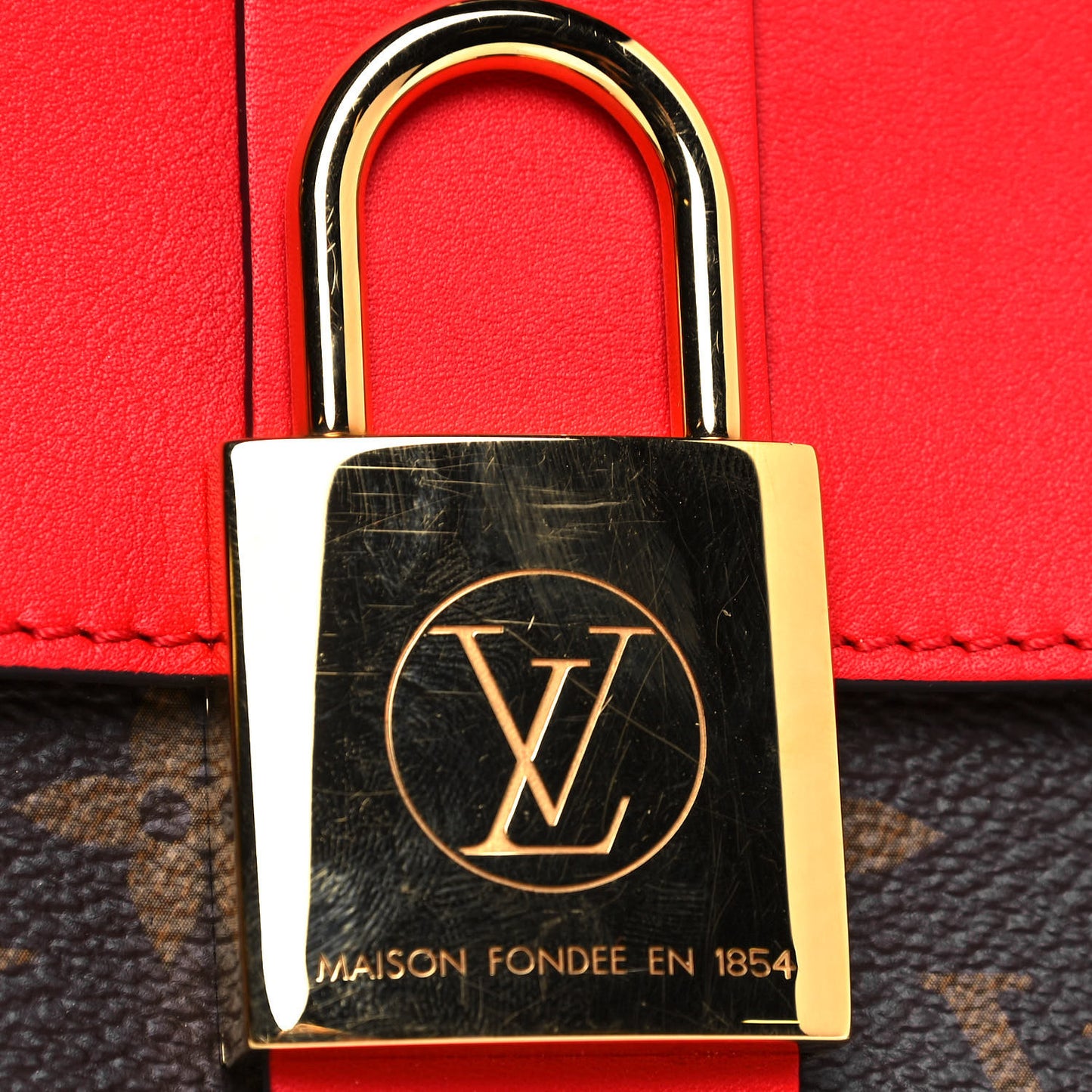 Monogram Locky BB Coquelicot