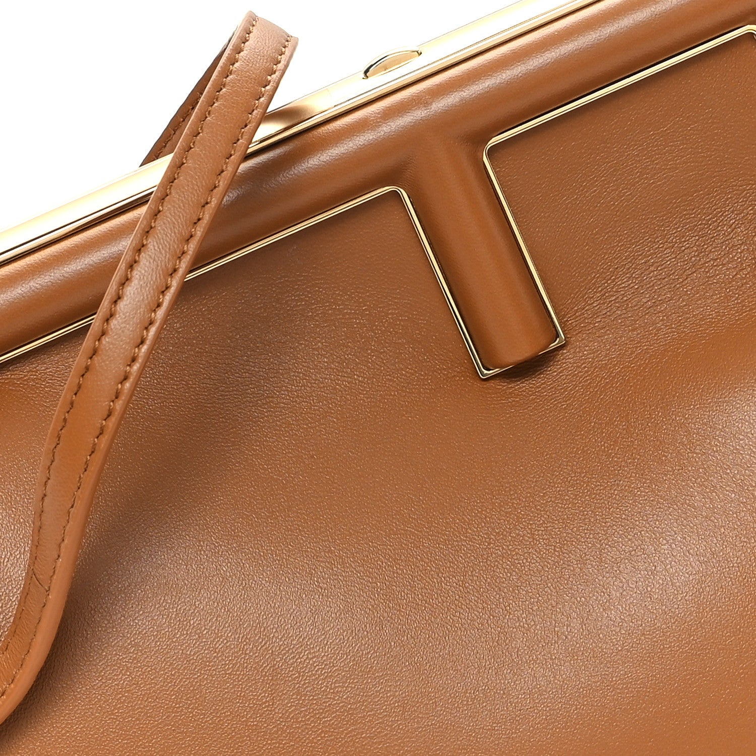 Fendi Shiny Nappa Small Fendi First Caramello 8 of 10