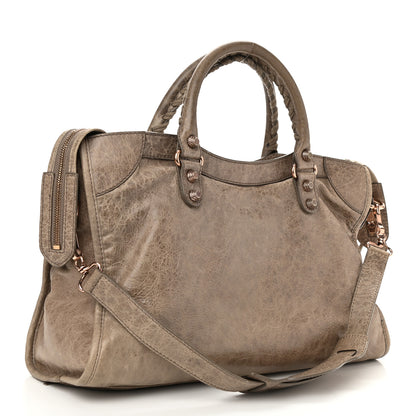 Balenciaga Agneau Giant 12 Rose Gold Hardware City Gris Poivre 3 of 8