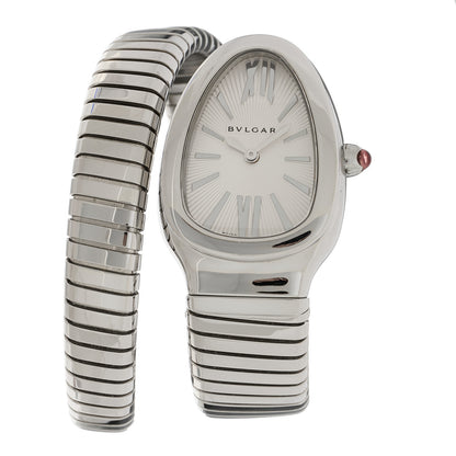 Bulgari Stainless Steel 35mm Serpenti Tubogas Quartz Watch 1 of 5