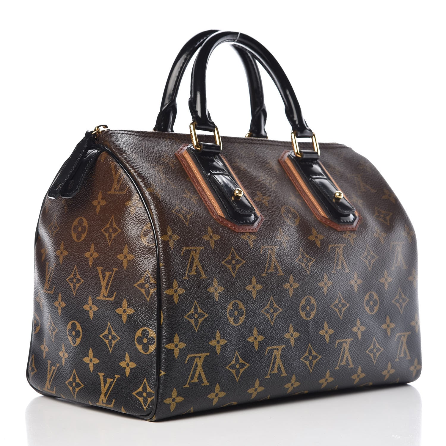 Louis Vuitton Monogram Mirage Speedy 30 Black 3 of 7