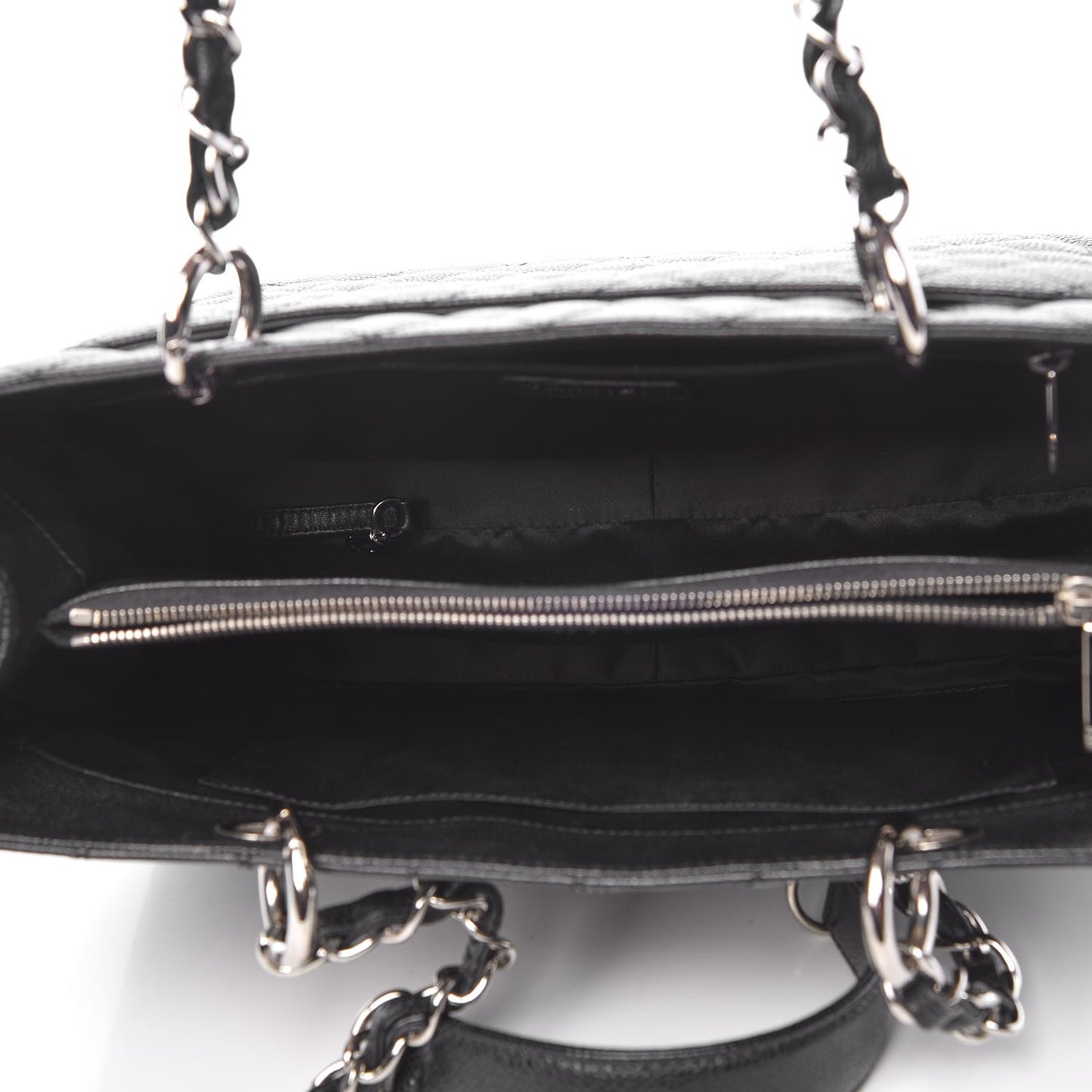 Caviar Quilted Grand Shopping Tote GST Black