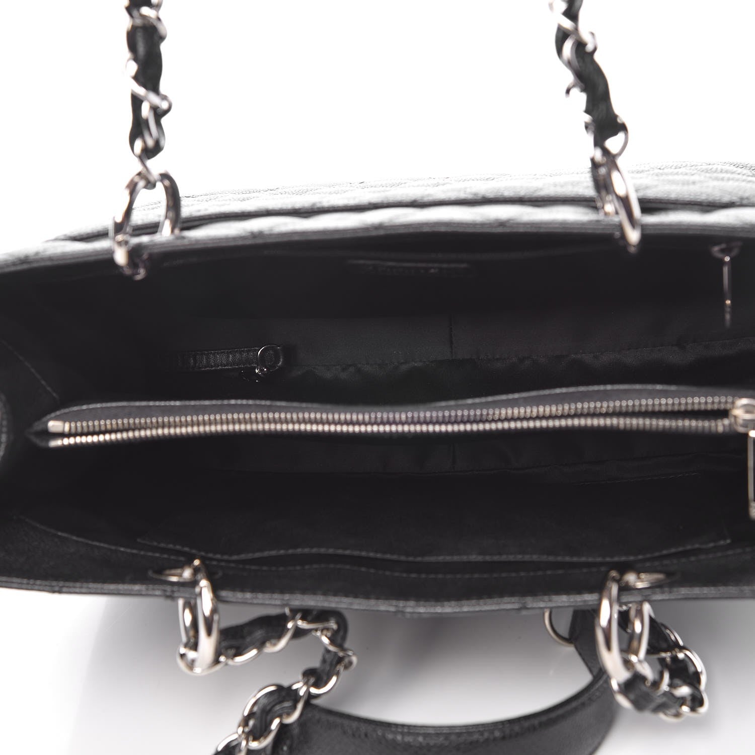 Chanel Caviar Quilted Grand Shopping Tote GST Black 5 of 7
