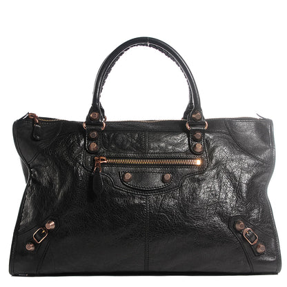 Balenciaga Agneau Giant 12 Rose Gold Hardware Work Black 1 of 11