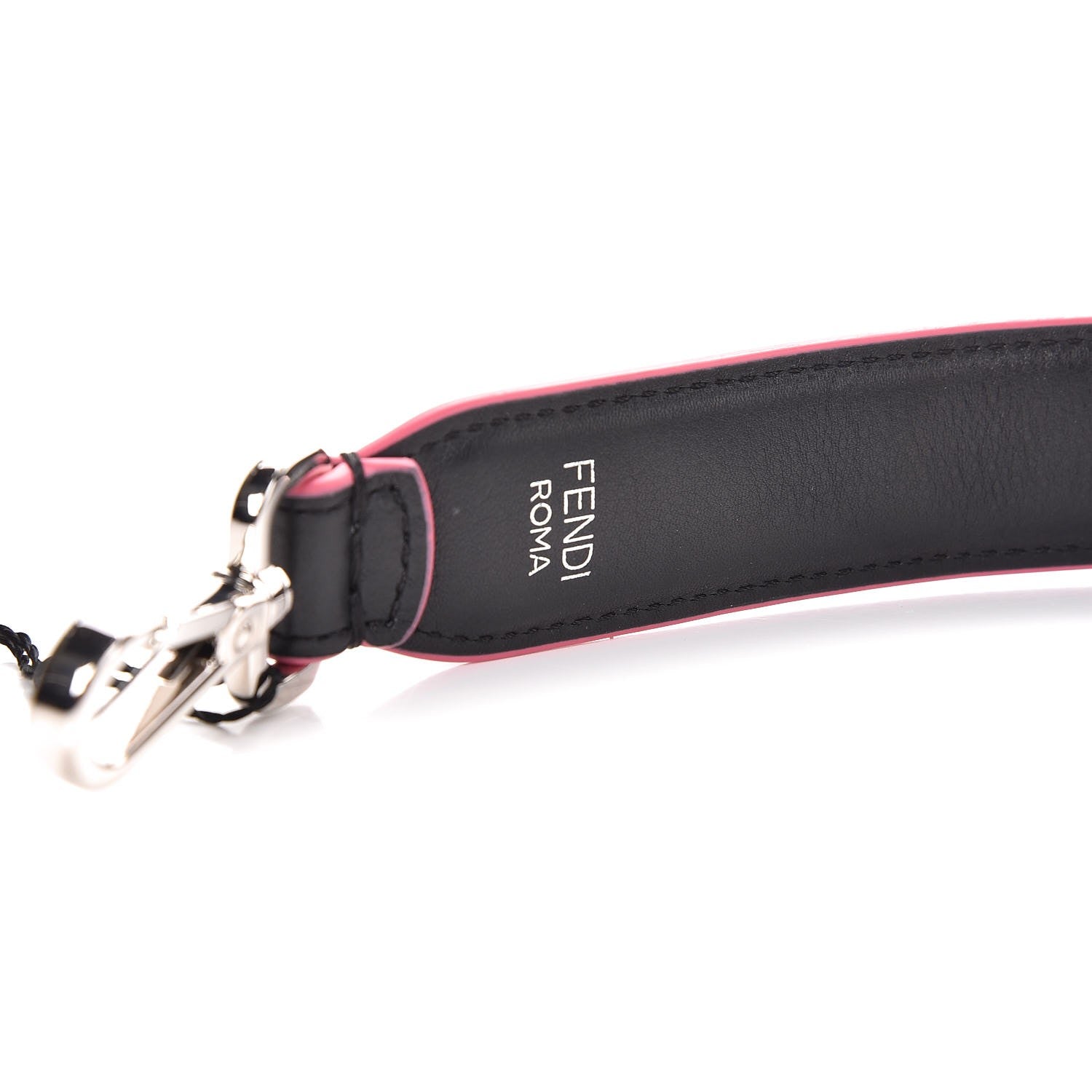 Fendi Vitello Dolce Plexiglass Studded Mini Strap You Black Multicolor 3 of 5