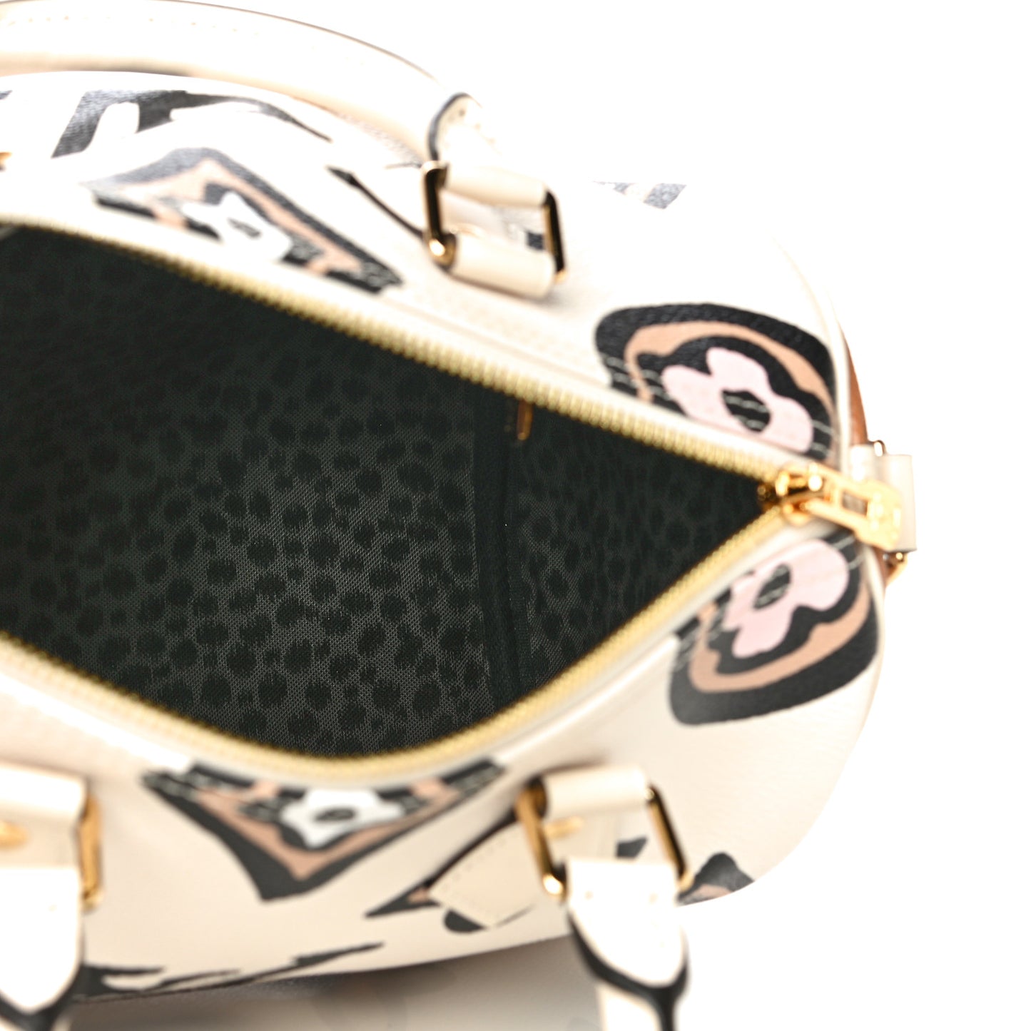 Monogram Giant Wild At Heart Speedy Bandouliere 25 Creme
