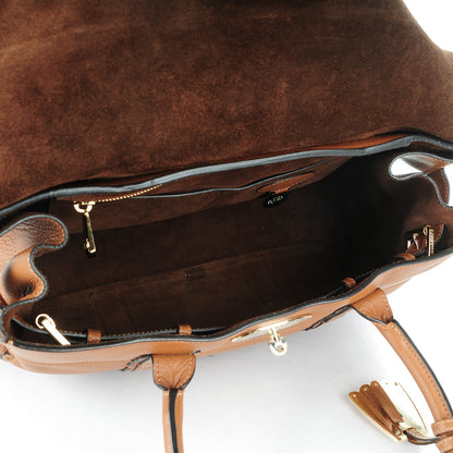Mulberry Soft Matte Leather Cookie Bayswater Satchel Oak 5 of 8