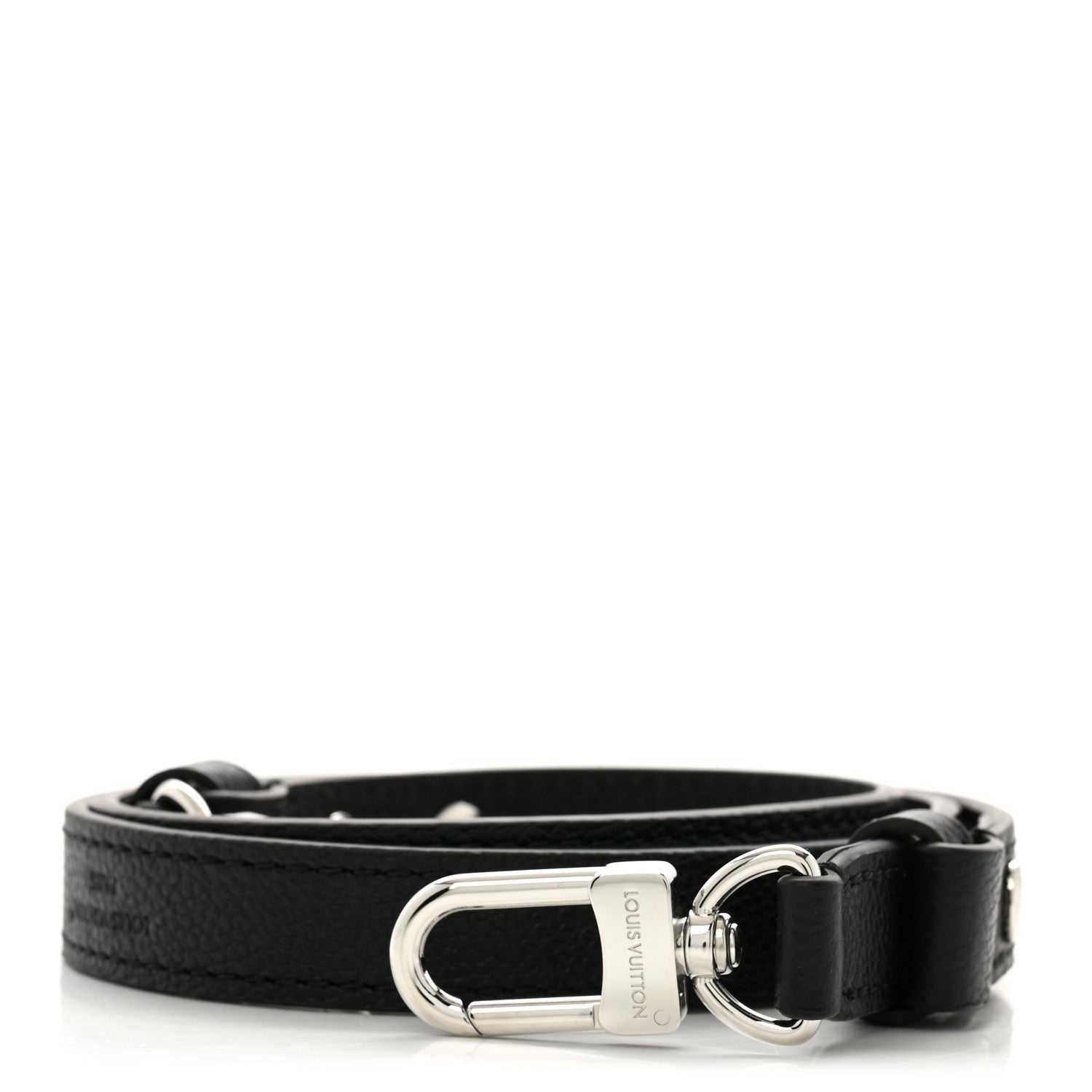 Louis Vuitton Calfskin Buci Shoulder Strap Black 1 of 4