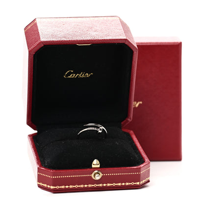 Cartier 18K White Gold Small Juste Un Clou Ring 51 5.75 6 of 6