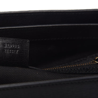 Gucci Textured Calfskin Large Bright Bit Tote Black 7 of 9