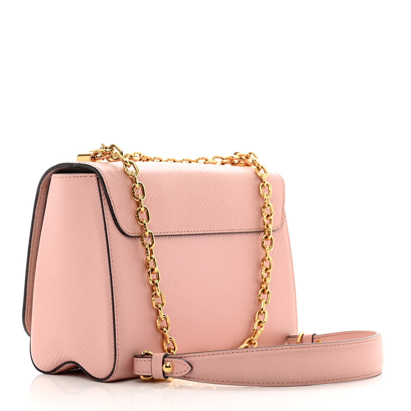 Epi Blooming Flowers Twist Shoulder Bag MM Rose Ballerine