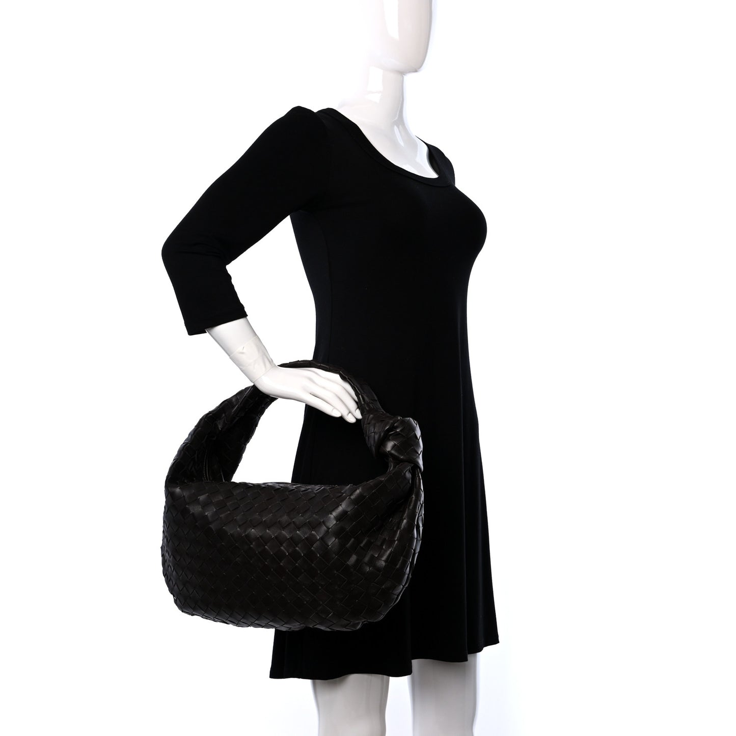 Nappa Intrecciato Small Jodie Fondant