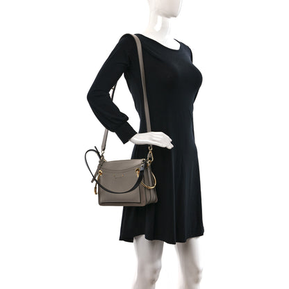 Chloe Calfskin Suede Small Roy Bag Motty Grey 3 of 9