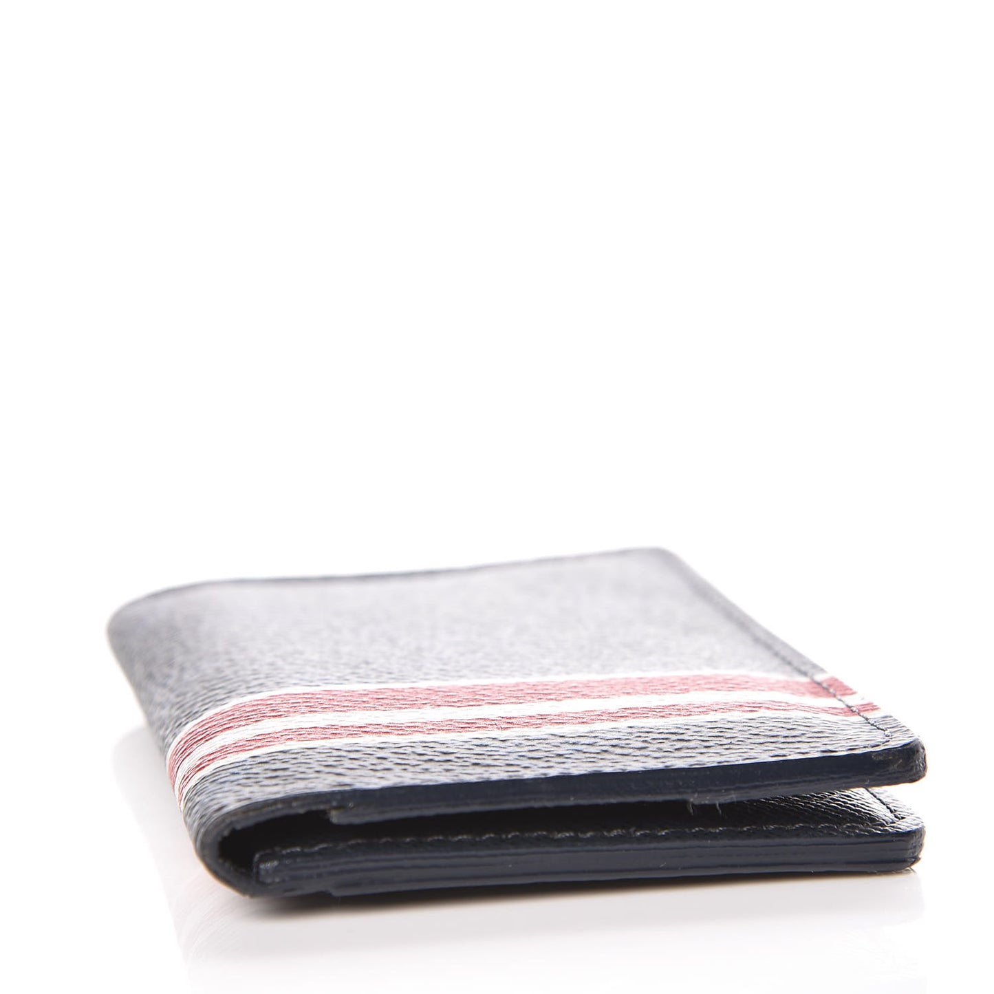 Monogram Cobalt Pocket Organizer NM Red Stripes