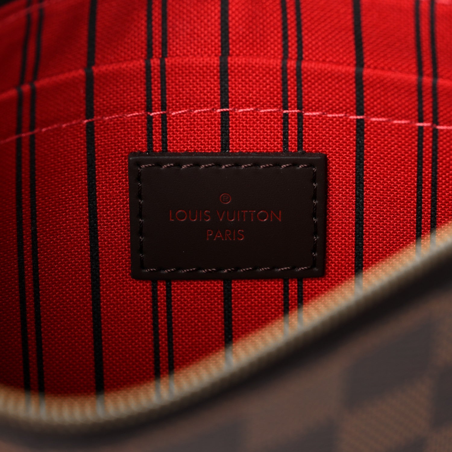 Louis Vuitton Damier Ebene Neverfull MM GM Pochette 8 of 8