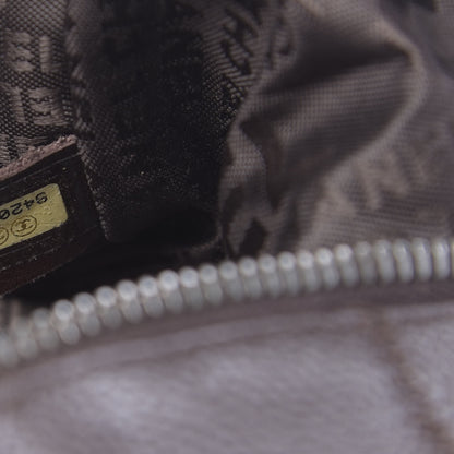 Chanel Caviar Square Stitched Bowler Dark Brown 7 of 10