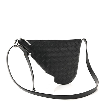 Bottega Veneta Calfskin Intrecciato Small Virgule Ardoise 3 of 9