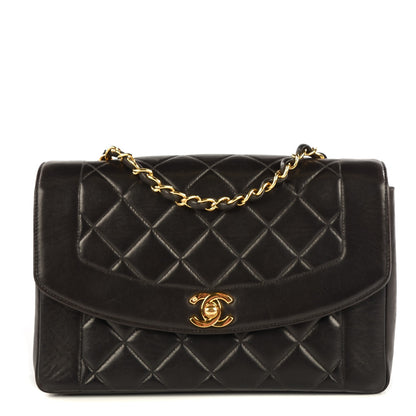 Chanel Lambskin Quilted Small Single Flap Black 1 of 10