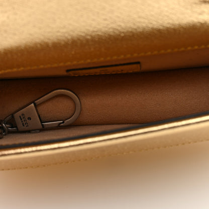 Gucci Metallic Calfskin Super Mini Dionysus Shoulder Bag Gold 5 of 9